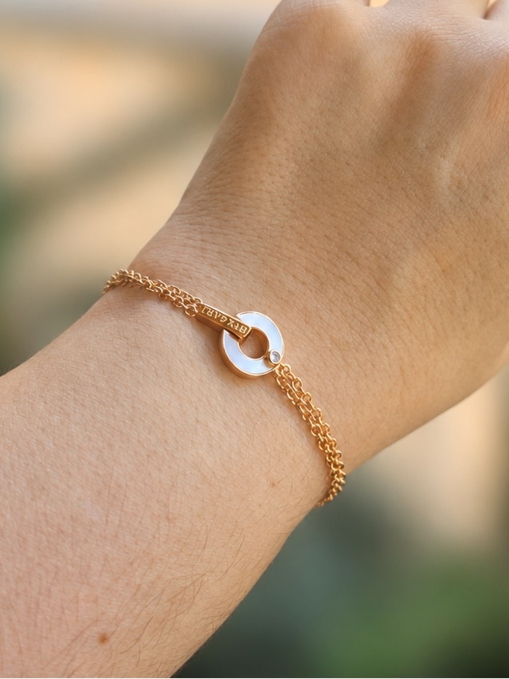 Rose Gold & Mother-of-Pearl Bracelet